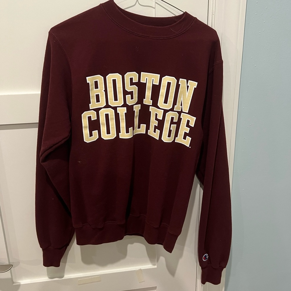 Boston College sweatshirt in size XS.
